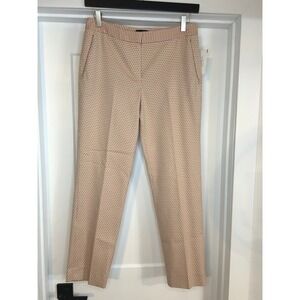 NEW Carlisle Collection Justine‎ Womens 8 Houndstooth Straight Leg Dress Pants